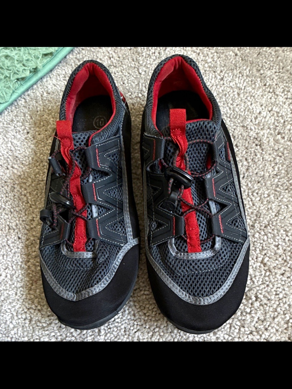 Northside Men's Athletic Trail Shoes - Gray and Red